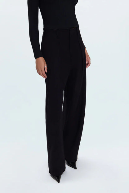 EDEN PLEATED PONTE TROUSER