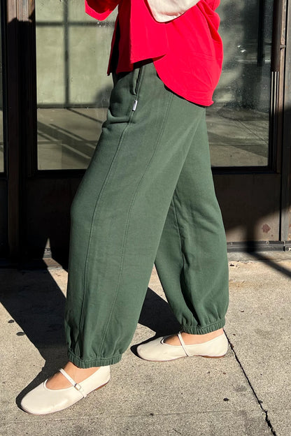 FRENCH TERRY BALLOON PANTS