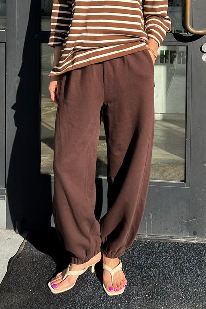 FRENCH TERRY BALLOON PANTS