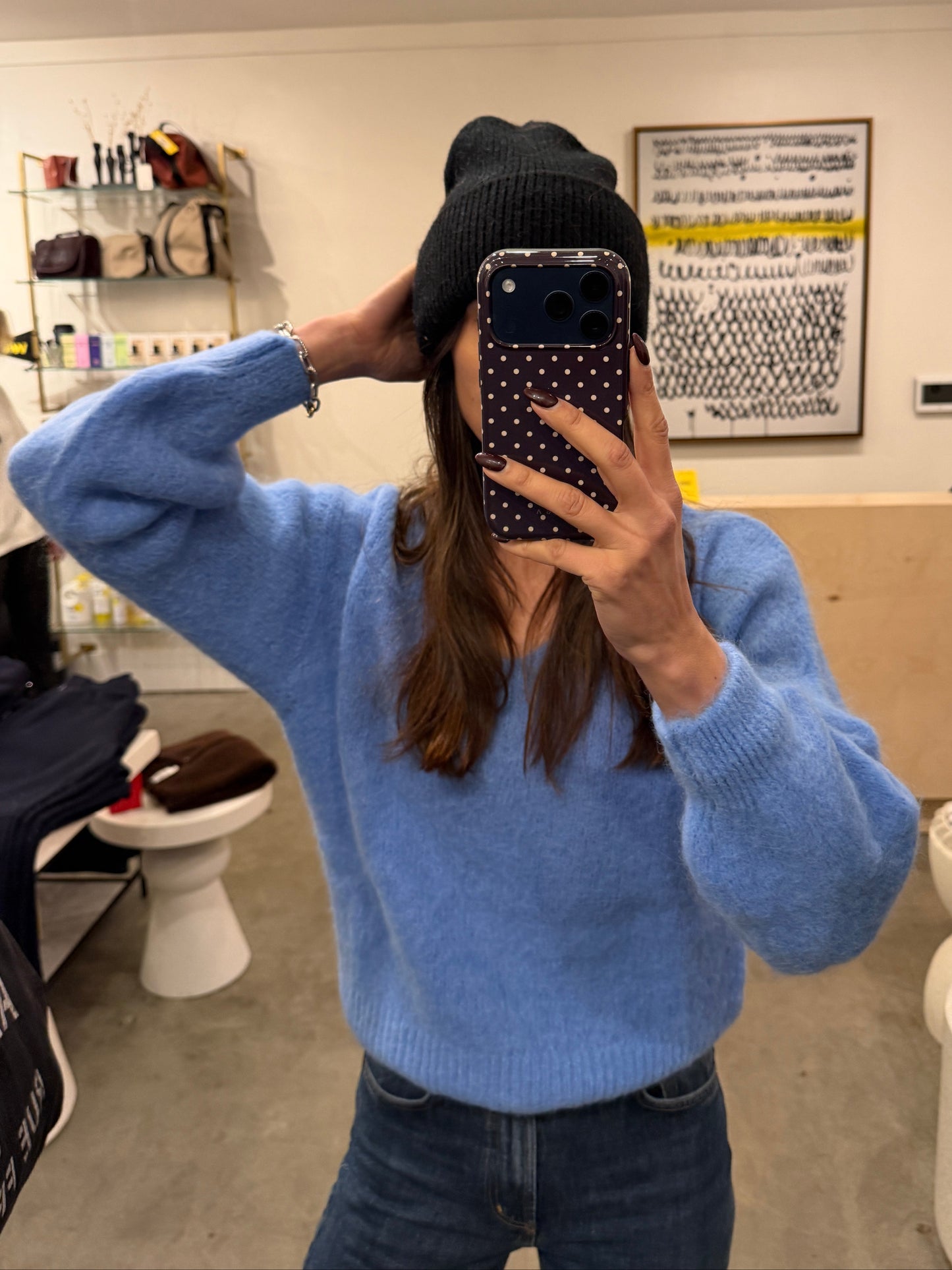 MILANA LS MOHAIR KNIT