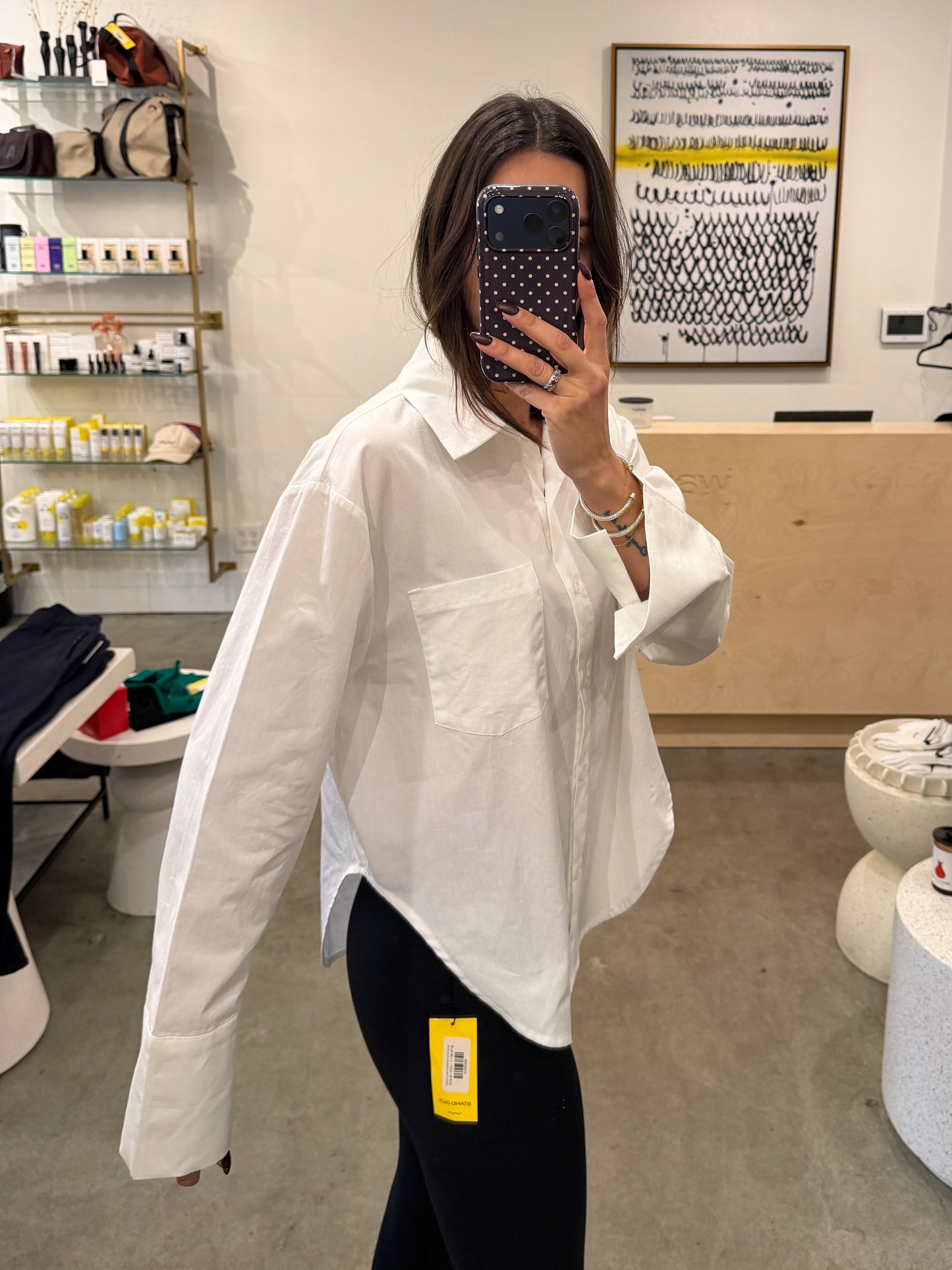 OVERSIZED BUTTON DOWN SHIRT