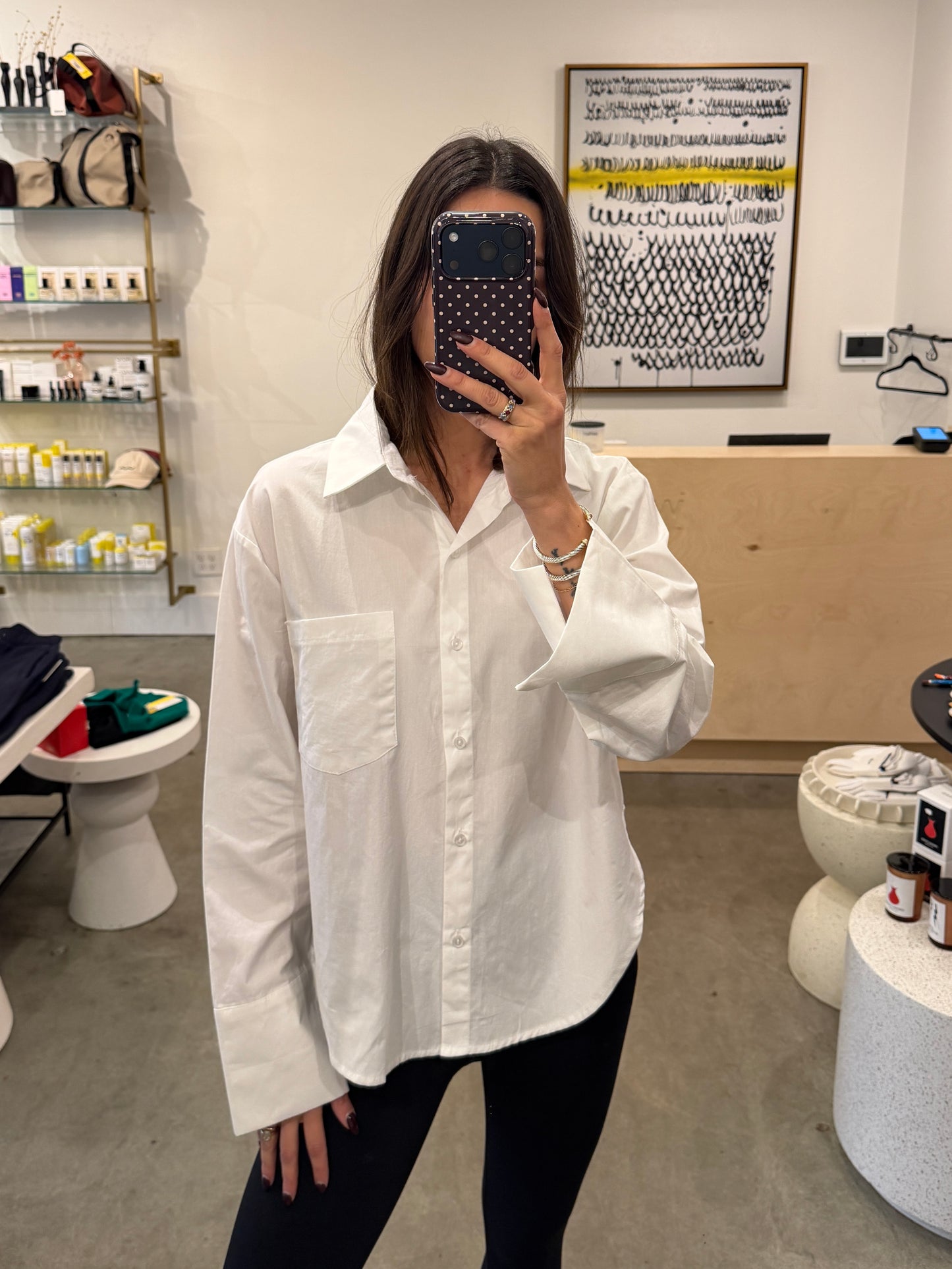 OVERSIZED BUTTON DOWN SHIRT