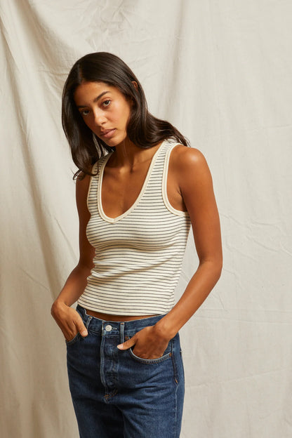 MARIA V-NECK TANK
