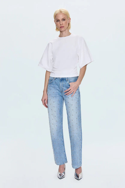 VERONICA KIMONO SLEEVE FITTED TEE