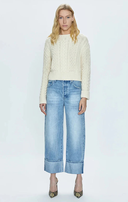 RYDER HIGH RISE CUFFED STRAIGHT