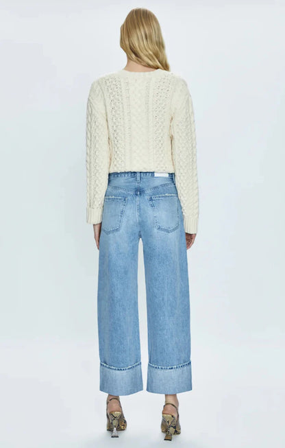 RYDER HIGH RISE CUFFED STRAIGHT