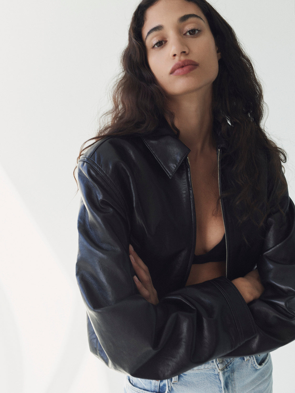 ESSIE RECYCLED CROPPED JACKET