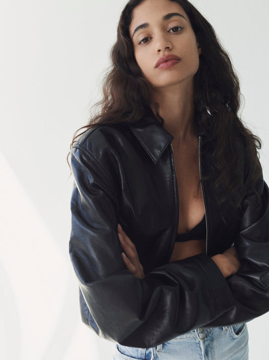 ESSIE RECYCLED CROPPED JACKET