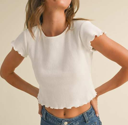 MINI WAFFLE SHORT SLEEVE TEE