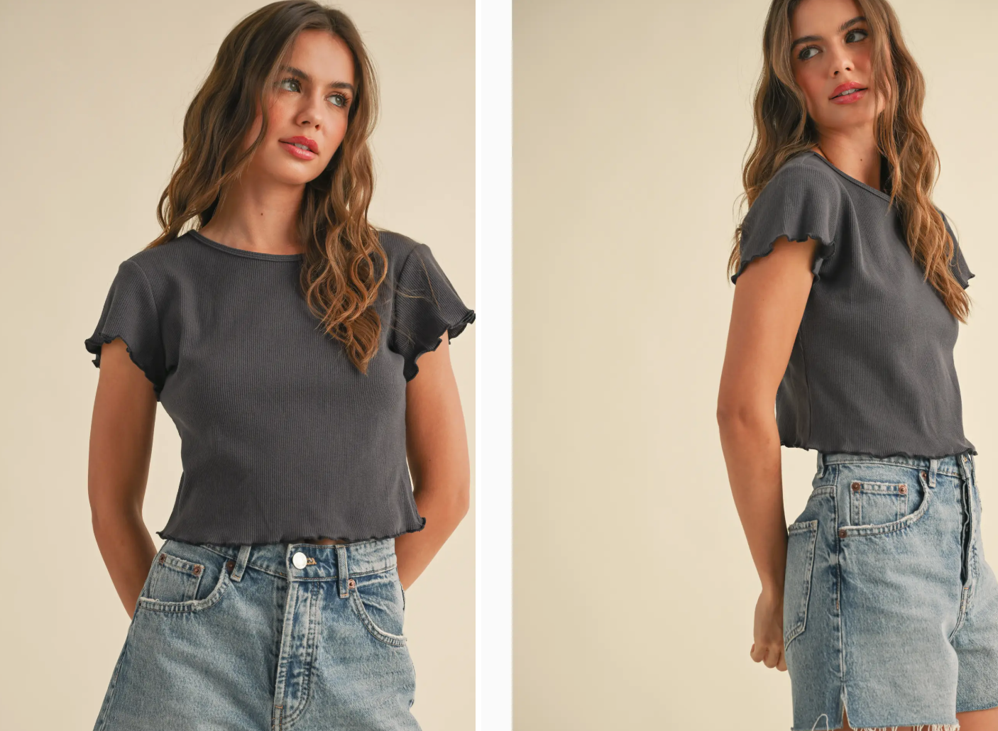 MINI WAFFLE SHORT SLEEVE TEE