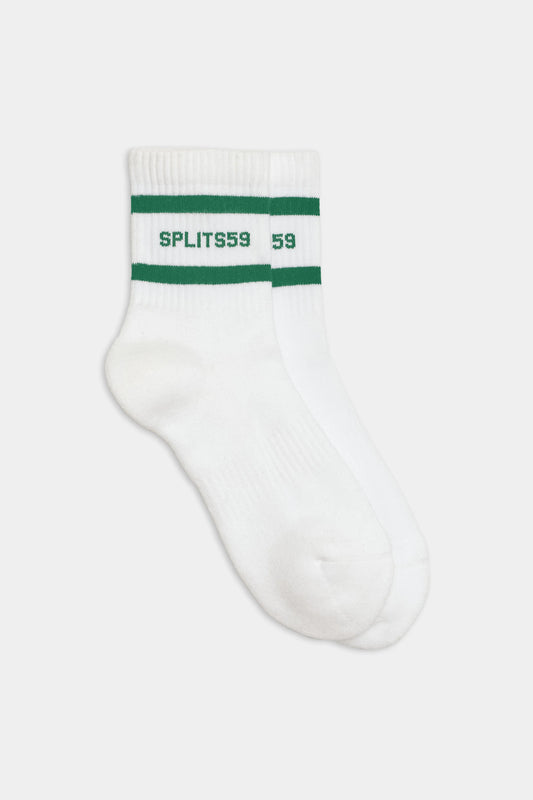 LOGO STRIPE QUARTER SOCKS