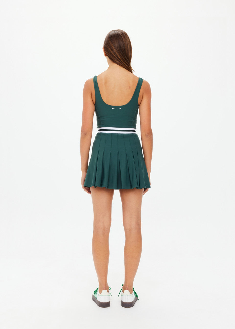 PEACHED LUCETTE PLEATED DRESS