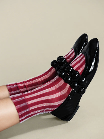 MYKONOS SHEER SHORT CREW SOCK