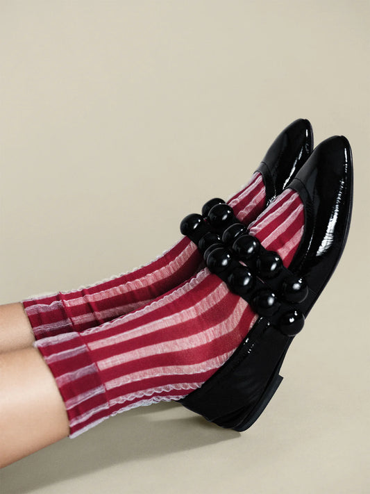 MYKONOS SHEER SHORT CREW SOCK