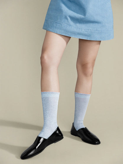 LUMIESTA LETTUCE CUFF CREW SOCK