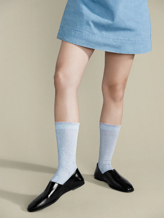 LUMIESTA LETTUCE CUFF CREW SOCK